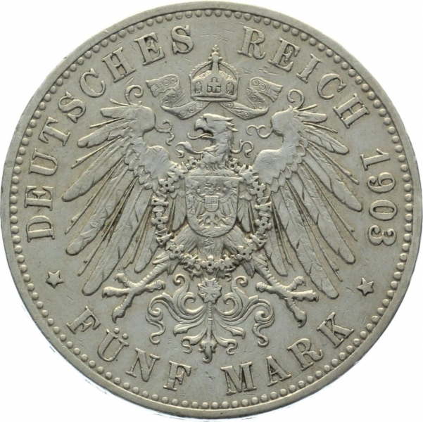 Preussen 5 Mark 1903 A - Wilhelm II.